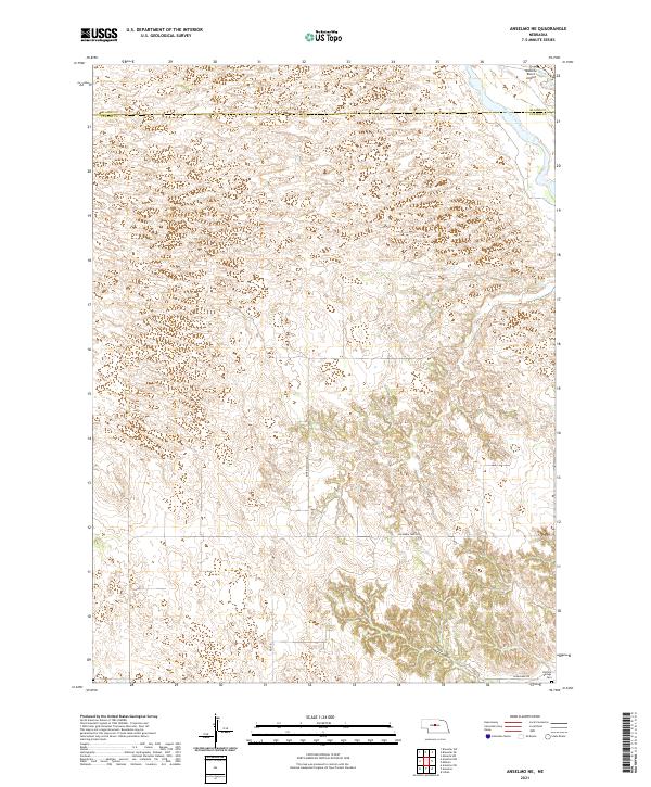 USGS US Topo 7.5-minute map for Anselmo NE NE 2021