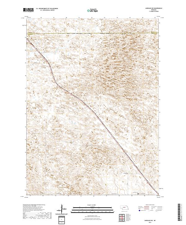 USGS US Topo 7.5-minute map for Anselmo NW NE 2021