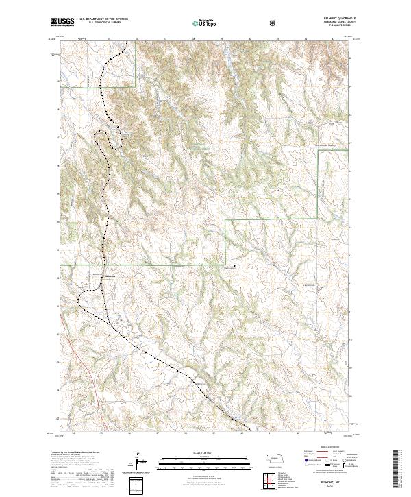 US Topo 7.5-minute map for Belmont NE