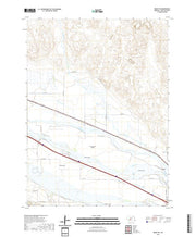 USGS US Topo 7.5-minute map for Brady SW NE 2021