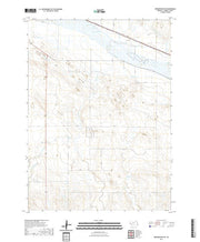 USGS US Topo 7.5-minute map for Broadwater SW NE 2021