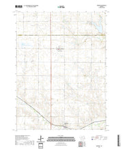 USGS US Topo 7.5-minute map for Bruning NE 2021