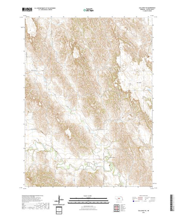 USGS US Topo 7.5-minute map for Callaway SE NE 2021