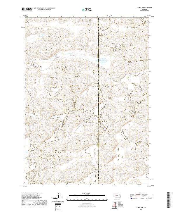 USGS US Topo 7.5-minute map for Carr Lake NE 2021