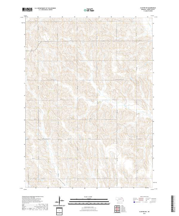 USGS US Topo 7.5-minute map for Closter SW NE 2021