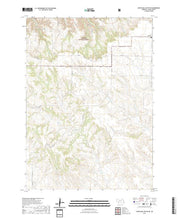 USGS US Topo 7.5-minute map for Coffee Mill Butte SW NE 2021