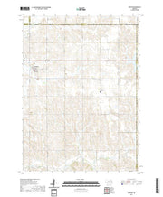 USGS US Topo 7.5-minute map for Creston NE 2021