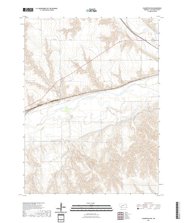 USGS US Topo 7.5-minute map for Culbertson NW NE 2021