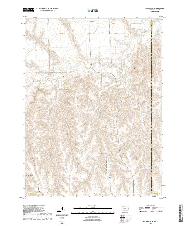 USGS US Topo 7.5-minute map for Culbertson SE NEKS 2021