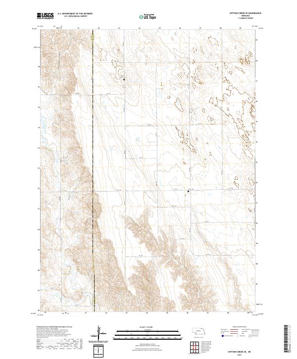 USGS US Topo 7.5-minute map for Dittons Creek SE NE 2021