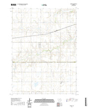 USGS US Topo 7.5-minute map for Durant NE 2021