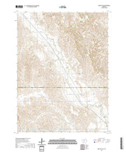 USGS US Topo 7.5-minute map for Eddyville SW NE 2021