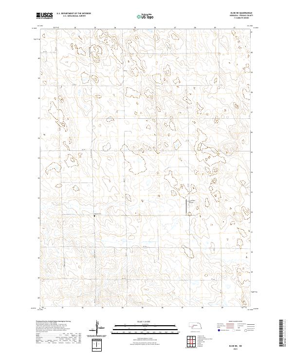 USGS US Topo 7.5-minute map for Elsie NE NE 2021