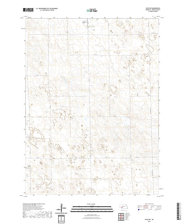 USGS US Topo 7.5-minute map for Elsie NW NE 2021