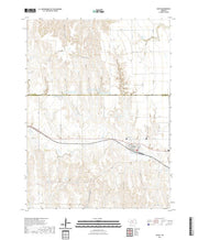 USGS US Topo 7.5-minute map for Eustis NE 2021