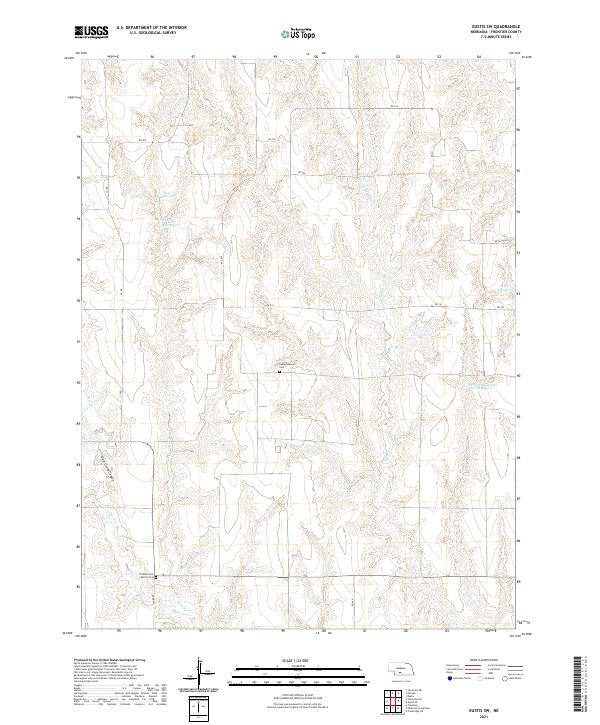 USGS US Topo 7.5-minute map for Eustis SW NE 2021