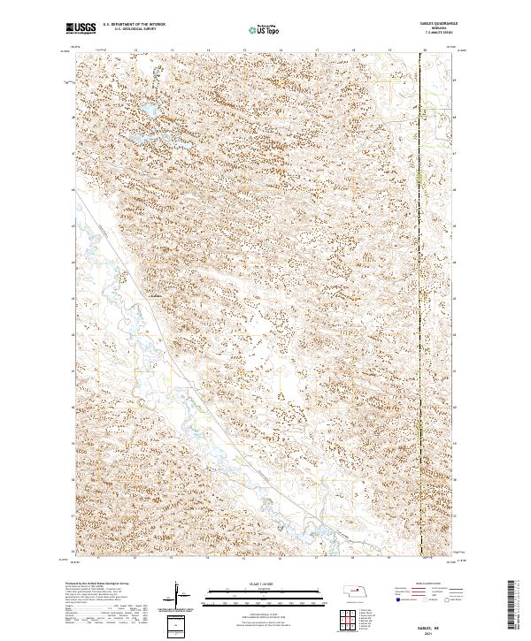 USGS US Topo 7.5-minute map for Gables NE 2021