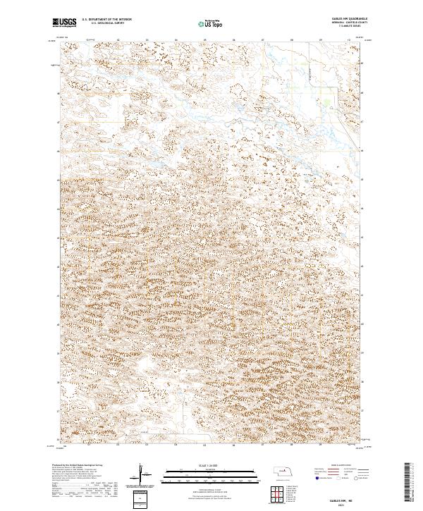 USGS US Topo 7.5-minute map for Gables NW NE 2021