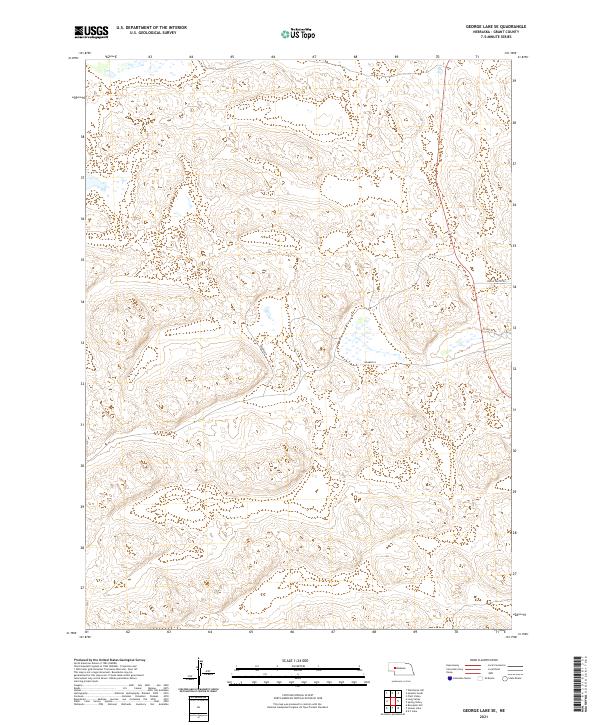 USGS US Topo 7.5-minute map for George Lake SE NE 2021