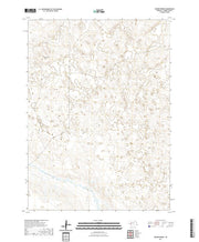 USGS US Topo 7.5-minute map for Gusher Spring NE 2021