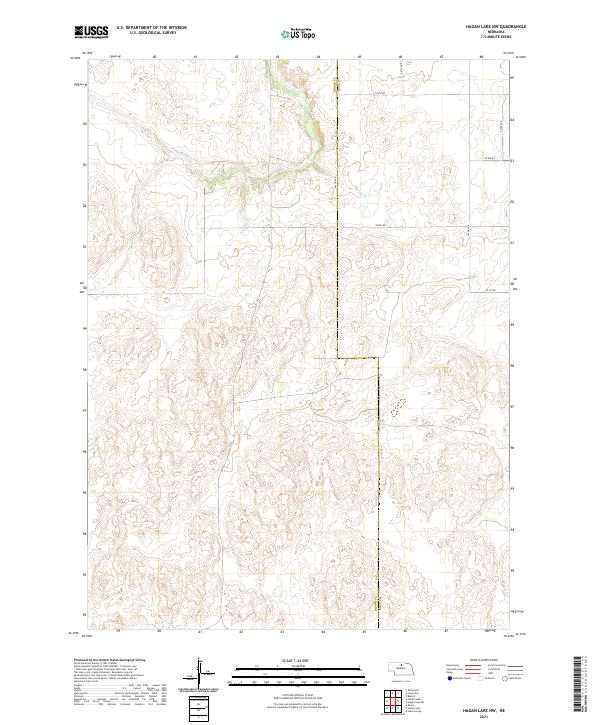 USGS US Topo 7.5-minute map for Hagan Lake NW NE 2021