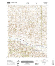 USGS US Topo 7.5-minute map for Halsey NE 2021