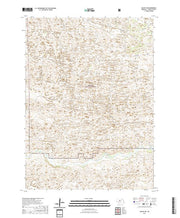 USGS US Topo 7.5-minute map for Halsey SW NE 2021