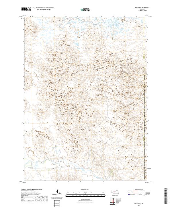 USGS US Topo 7.5-minute map for Hoagland NE 2021