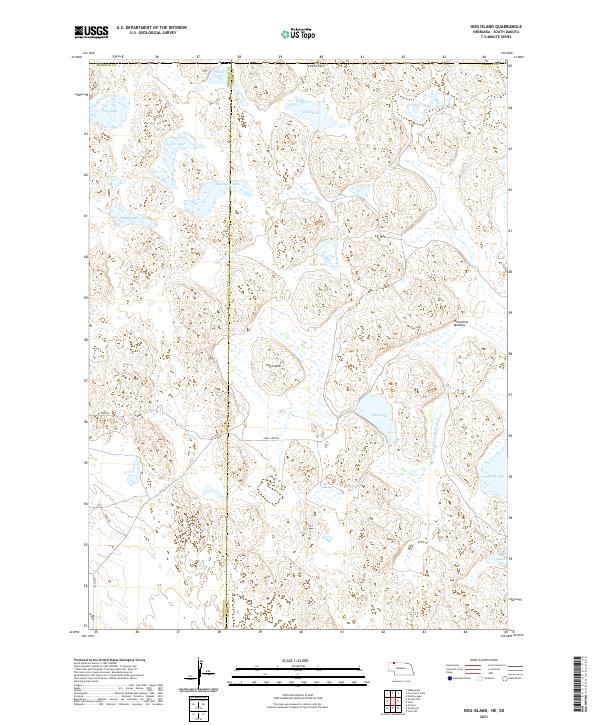 USGS US Topo 7.5-minute map for Hog Island NESD 2021