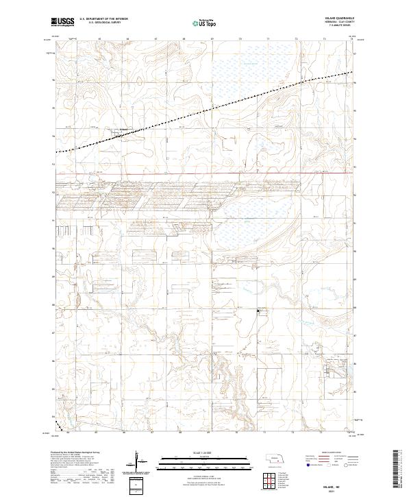 USGS US Topo 7.5-minute map for Inland NE 2021