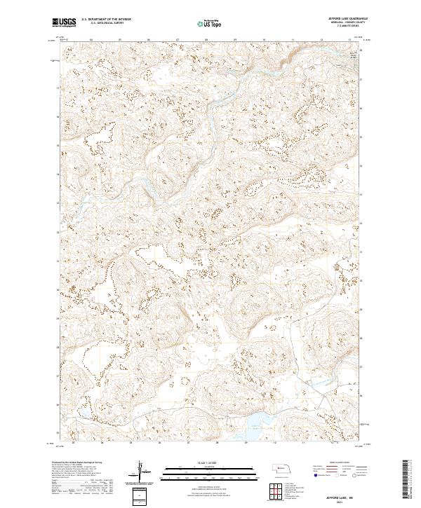 USGS US Topo 7.5-minute map for Jefford Lake NE 2021