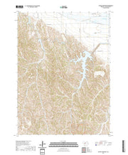 USGS US Topo 7.5-minute map for Jeffrey Reservoir NE 2021