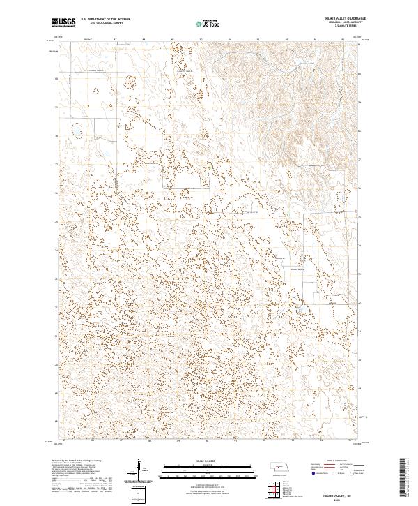 USGS US Topo 7.5-minute map for Kilmer Valley NE 2021