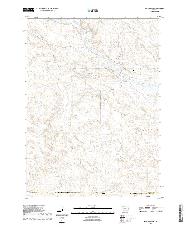 USGS US Topo 7.5-minute map for Kilpatrick Lake NE 2021