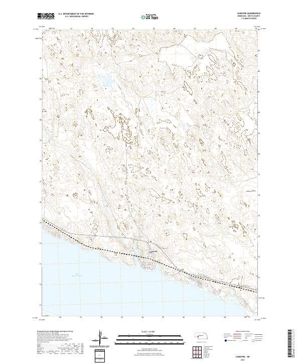 USGS US Topo 7.5-minute map for Lemoyne NE 2021