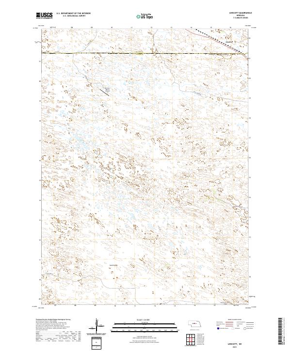 USGS US Topo 7.5-minute map for Linscott NE 2021