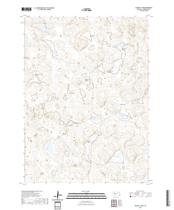 USGS US Topo 7.5-minute map for McCarty Lake NE 2021