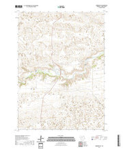 USGS US Topo 7.5-minute map for Merriman SW NE 2021