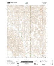 USGS US Topo 7.5-minute map for Miller SW NE 2021