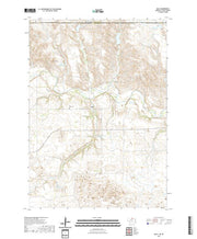 USGS US Topo 7.5-minute map for Mills NESD 2021