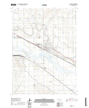 USGS US Topo 7.5-minute map for Mitchell NE 2021