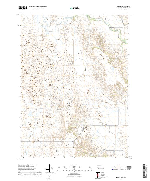 USGS US Topo 7.5-minute map for Murphy Table NE 2021