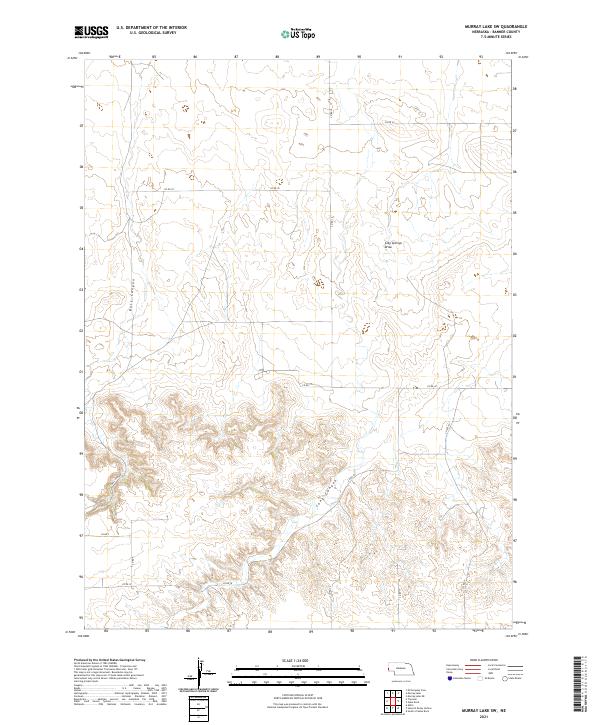 USGS US Topo 7.5-minute map for Murray Lake SW NE 2021