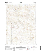 USGS US Topo 7.5-minute map for Nenzel NESD 2021