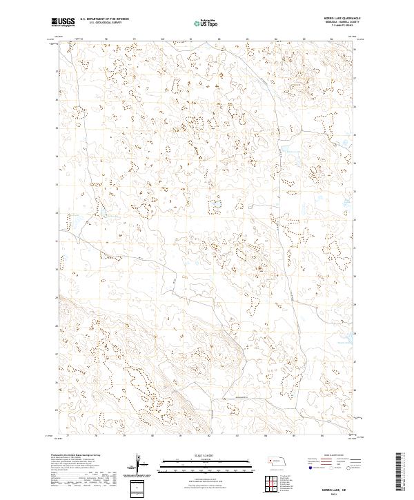 USGS US Topo 7.5-minute map for Norris Lake NE 2021