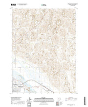 USGS US Topo 7.5-minute map for North Platte East NE 2021