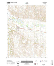 USGS US Topo 7.5-minute map for Oakdale NE 2021