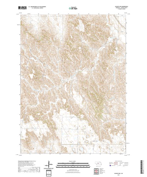 USGS US Topo 7.5-minute map for Oconto NW NE 2021