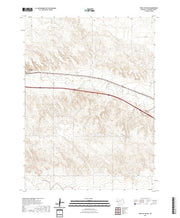 USGS US Topo 7.5-minute map for Point of Rocks NE 2021