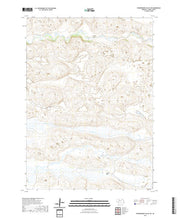 USGS US Topo 7.5-minute map for Powderhorn Valley SW NE 2021